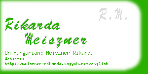rikarda meiszner business card
